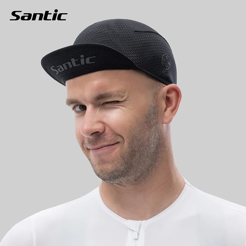 Imagen 2 del producto Santic Gorras de ciclismo para verano transpirable bicicleta de carretera sombrero reflectante TZ25P219H