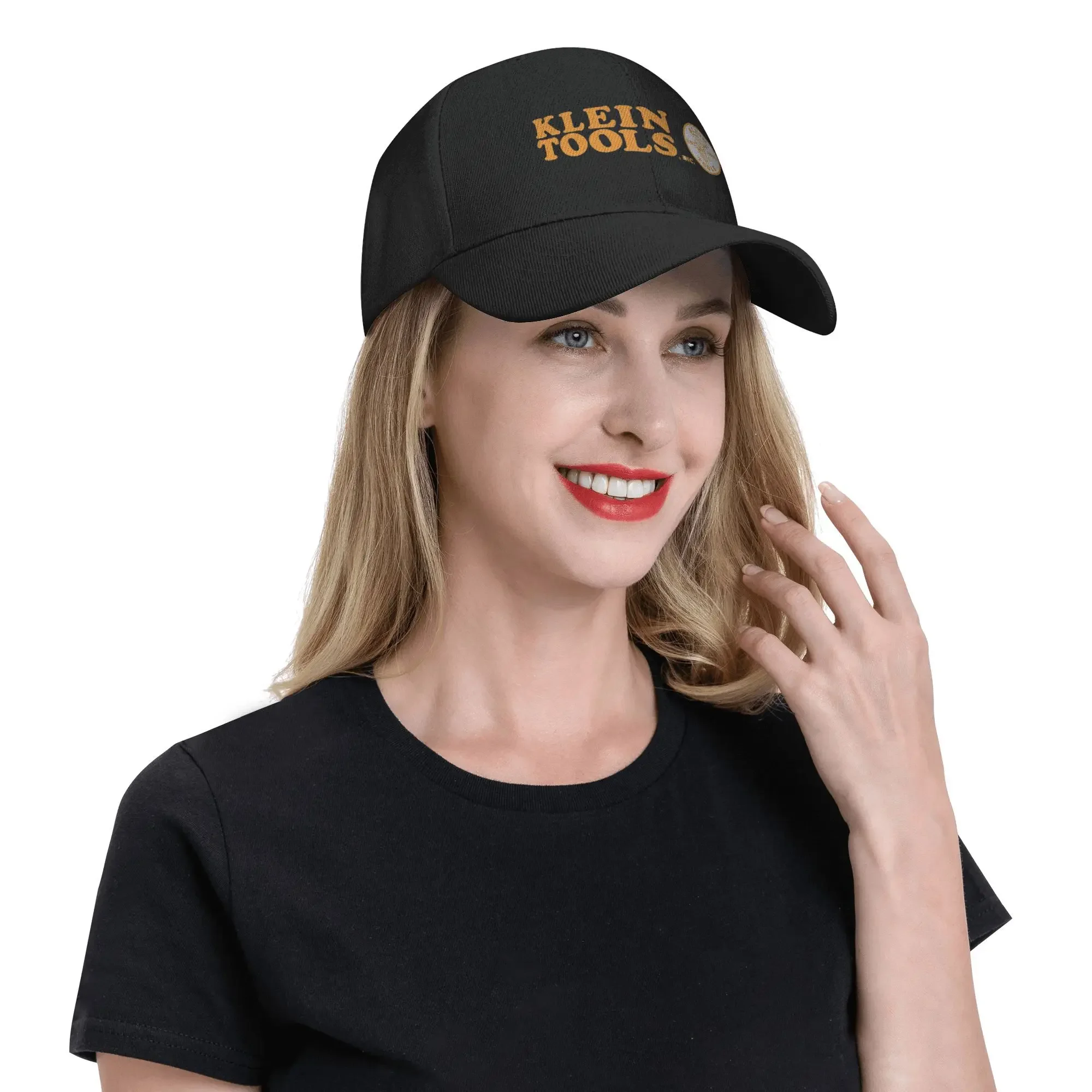 Unisex Baseball Hats Klein Tools - Est . 1857 Logo (Orange) Outdoor Streetwear Summer Sports Baseball Caps Hip Hop Cap Casquette