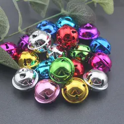 5Pcs/Pack Christmas Bells 2.4cm Gold/Silver Christmas Tree Pendant Ornaments Decorations Ball DIY Handmade Crafts Accessories