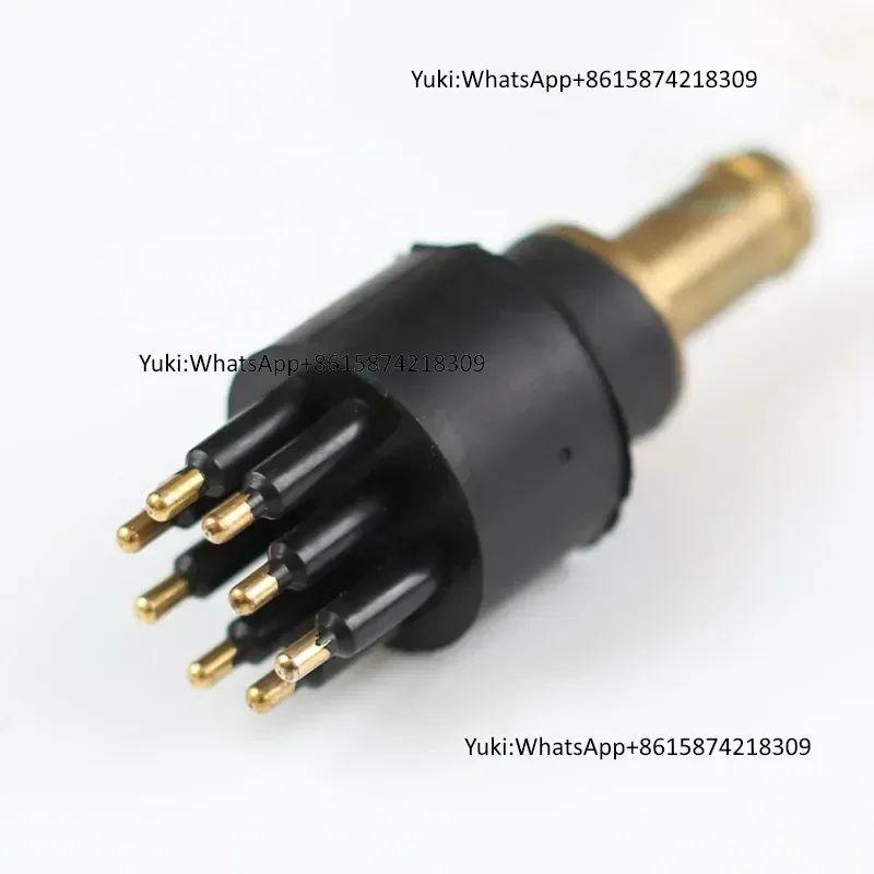 IP69 Marine Bh8m Male Watertight Connector 8pin 10A with 5/8-18unf Mounting Thread