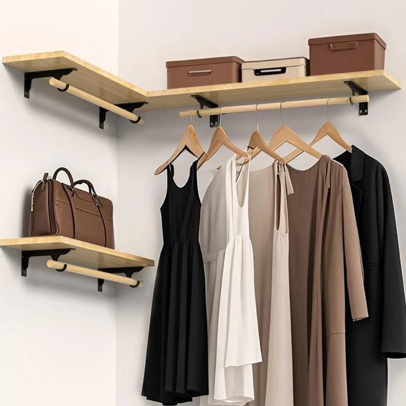 

Толстые кронштейны для полок из холоднокатаной стали, настенные регулируемые кронштейны под углом 90 градусов для организации