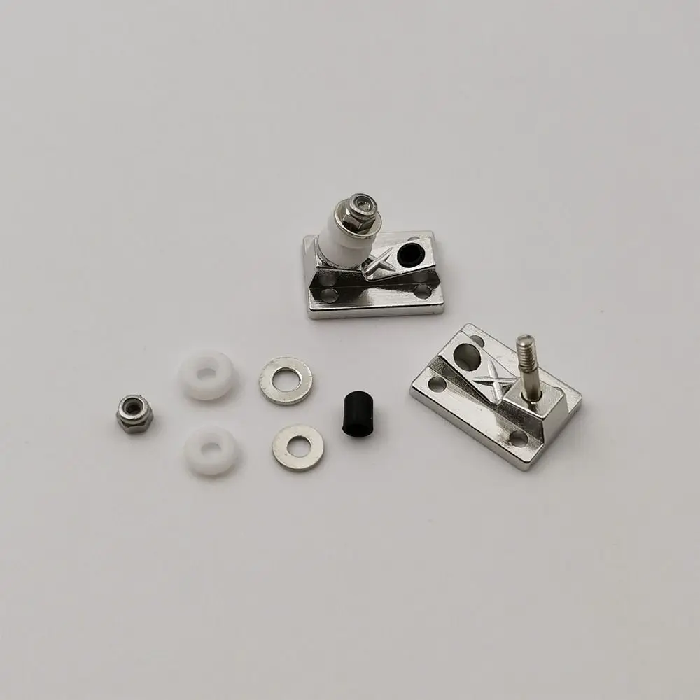 1Pair with Nuts Fingerboard Truck Toy Hobby Collectors Truck Bolts Bearing Deck Brackets 32mm Model Finger Skateboard Parts