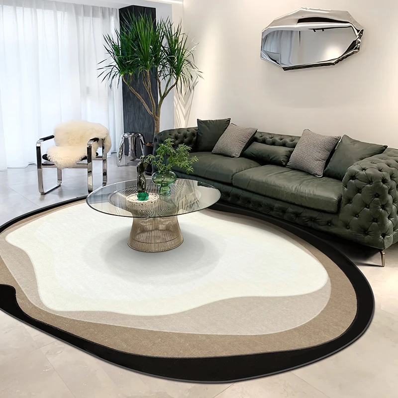Modern Art Irregular Living Room Carpet Bedroom Cloakroom Carpet Home Large Area Decorative Rug Nordic Soft Mat