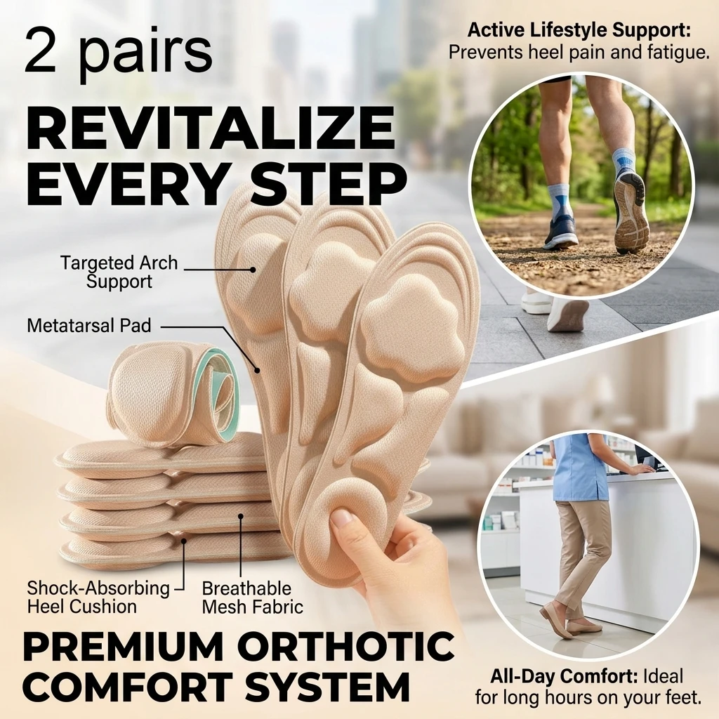 2Pairs Massage Memory Foam Insoles For Sport Shoes Sole Breathable Cushion Sport Running Insoles For Feet Care Orthopedic Insole