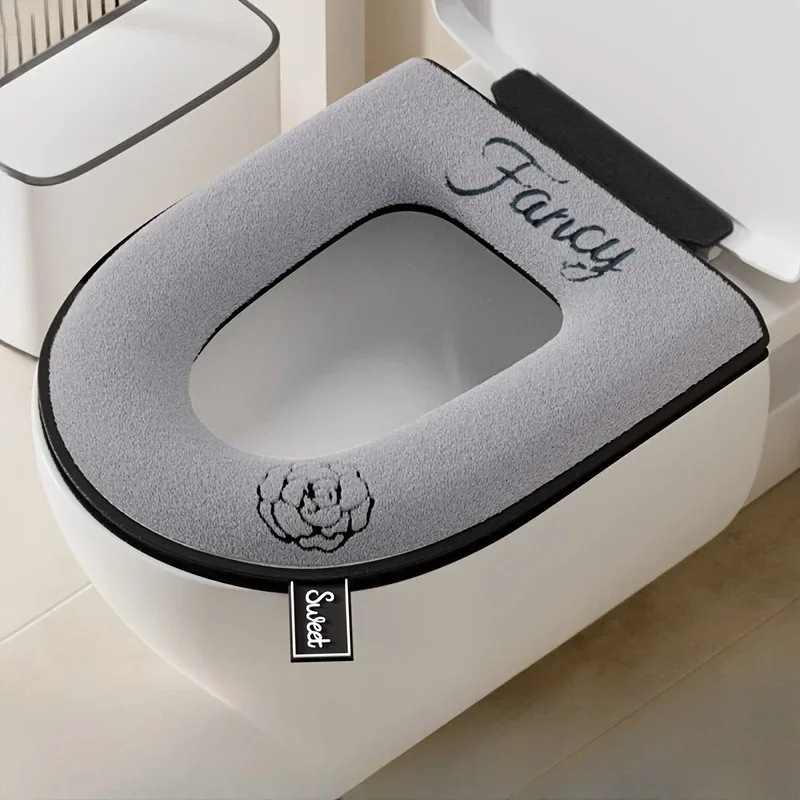 Universal household toilet seat cushion, suitable for all seasons, with zipper toilet seat cushion cover, toilet seat cushion.