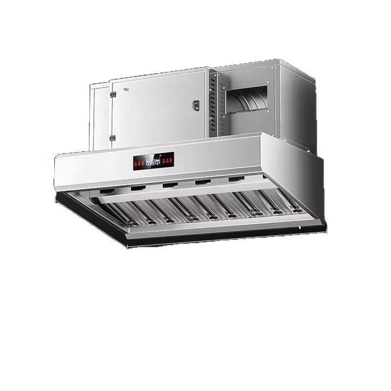Fume purifier all-in-one machine catering kitchen large suction environmental protection low-altitude emission range hood