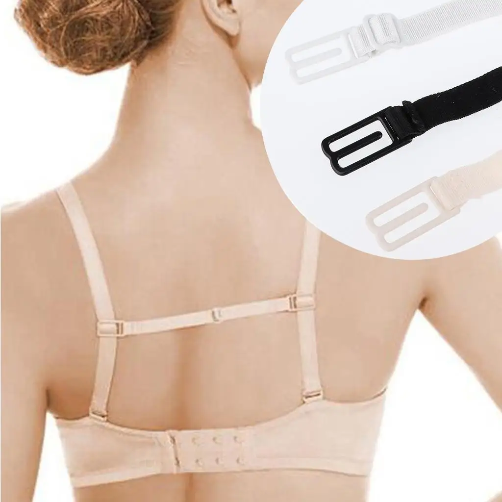 3Pcs ผู้หญิงสายคล้องคอคลิปกลับเข็มขัดสำหรับ Anti- Bra รูปร่าง