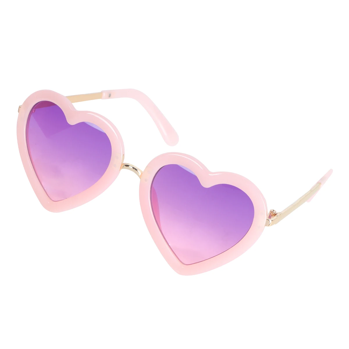 Occhiali da sole a forma di cuore per donna Moda frutta rosa Occhiali leggeri e durevoli Accessorio per costume da festa di San Valentino