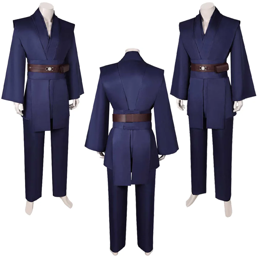 아나킨 남성 재킷 변장 코스프레, 코스튬 영화 우주 전투 벨트, 성인 의상, 할로윈 역할극, 파나시아 세트