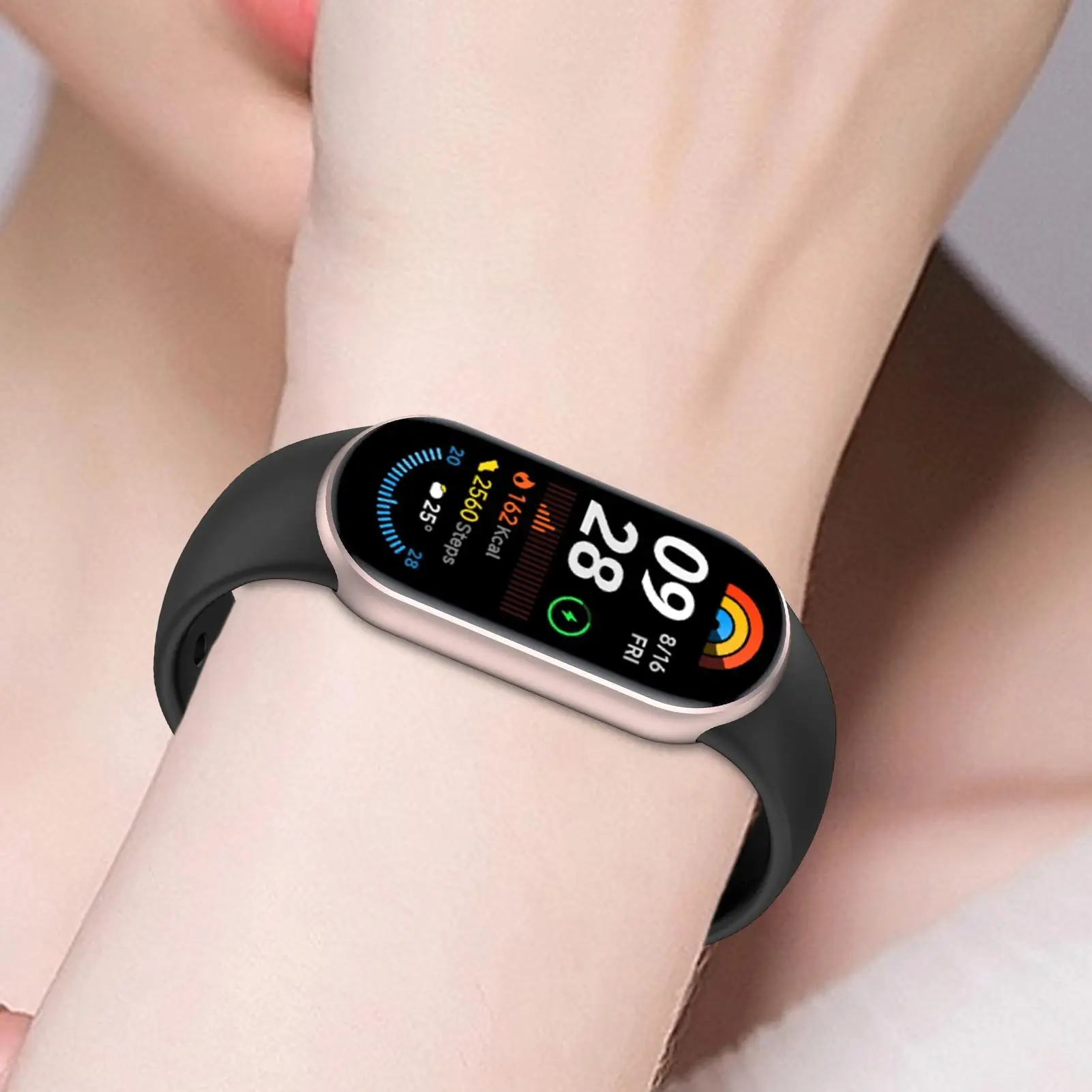 미밴드 10 9 8 NFC 시계 손목밴드 스마트워치 방수 퀵 릴리즈 시계줄 여행 피트니스 운동용