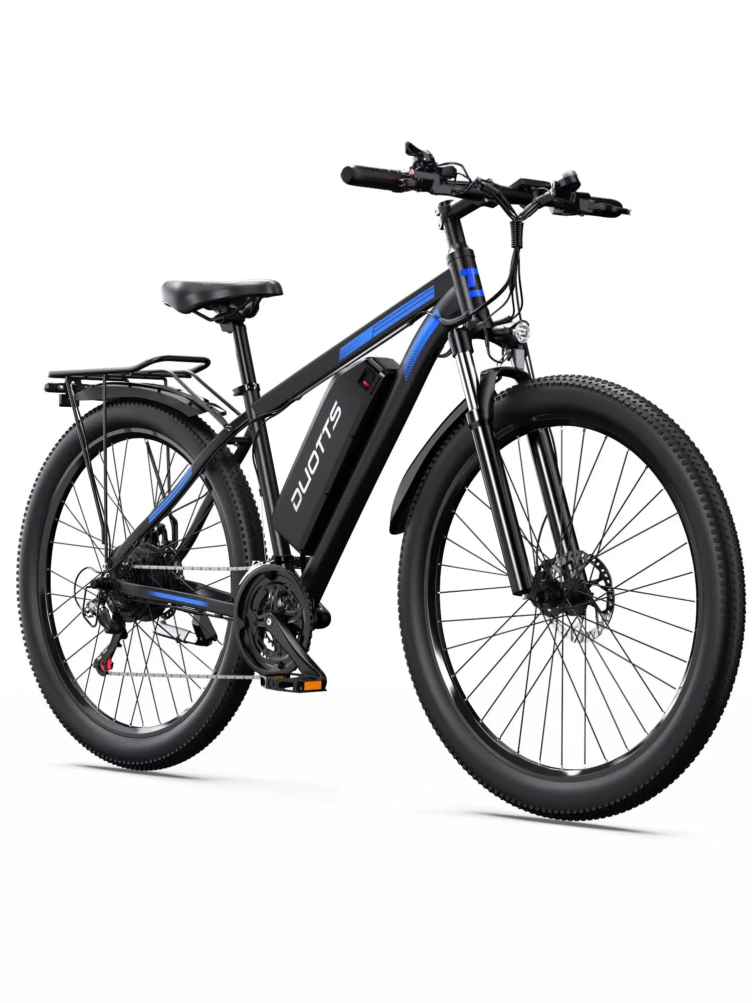 AliExpress DUOTTS C29-L 48V 15Ah Battery City Ebike with Rear Rack  Adult Electric Mountain Bike 750W motor 29 Inch Tire