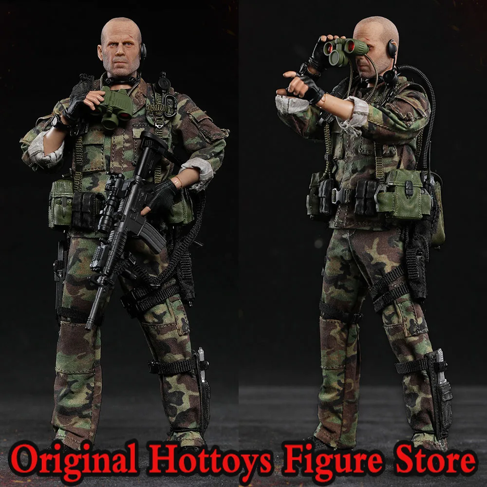 

CFTOYS LW015 1/12 Scale Men Soldier Seal Special Forces Assault Team - Captain Full Set 6-inch Acion Figure Model Fns Gifts