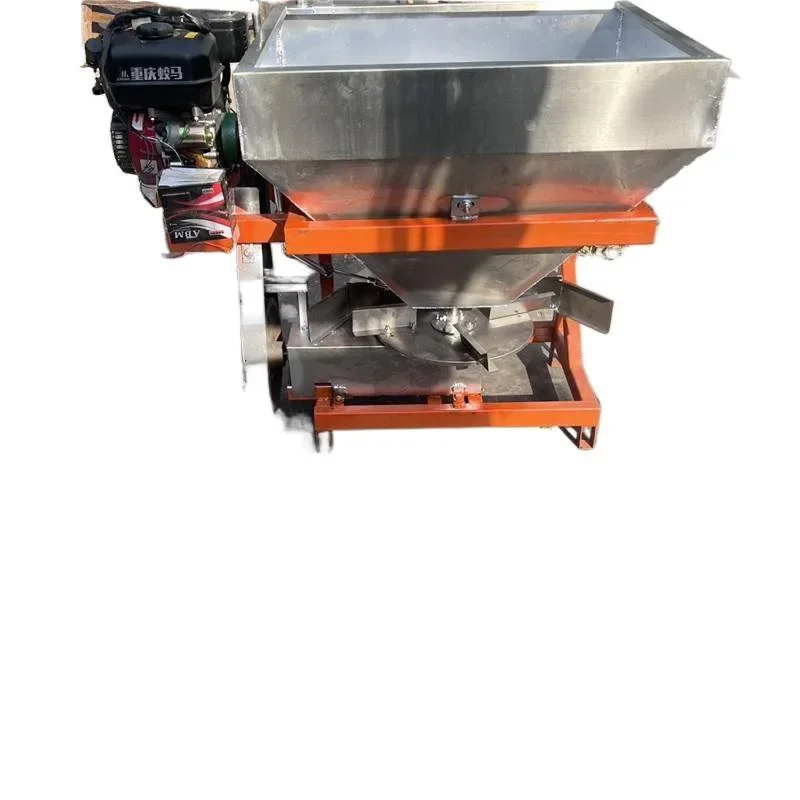 

Snow melting agent spreading machine New spreading stainless steel truck-mounted tractor Snow removal equipment Pavement salt