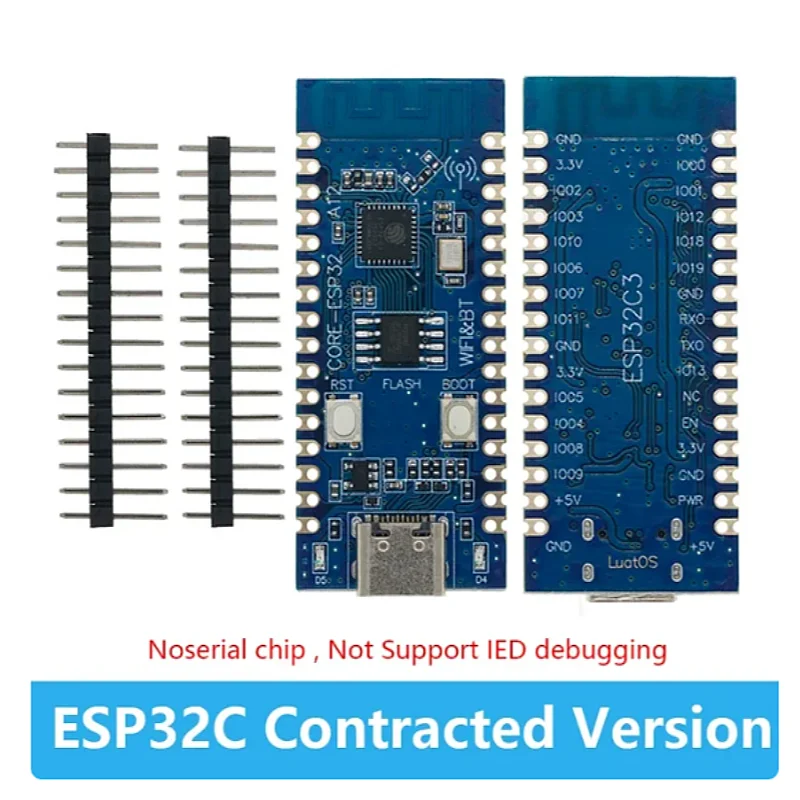 Макетная плата ESP32 C3, материнская плата с ЖК-дисплеем, встроенная антенна 2,4G, 32Pin IDF WiFi + Bluetooth CH343P для Arduino