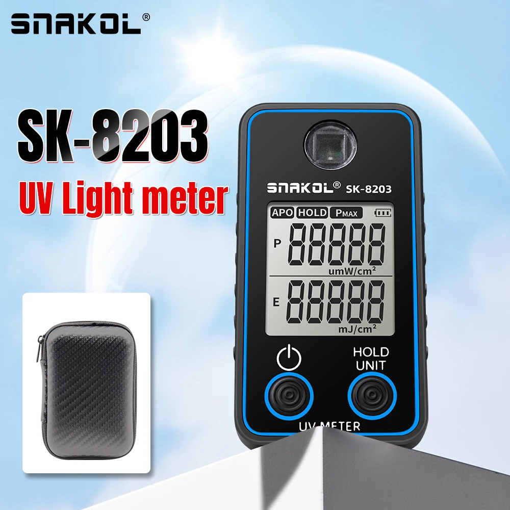 SNAKOL Digital UV Illuminometer Professional UV Tester Ultraviolet Meter uvb Measurement Portable Photometer Uveometro Detector - Image 5