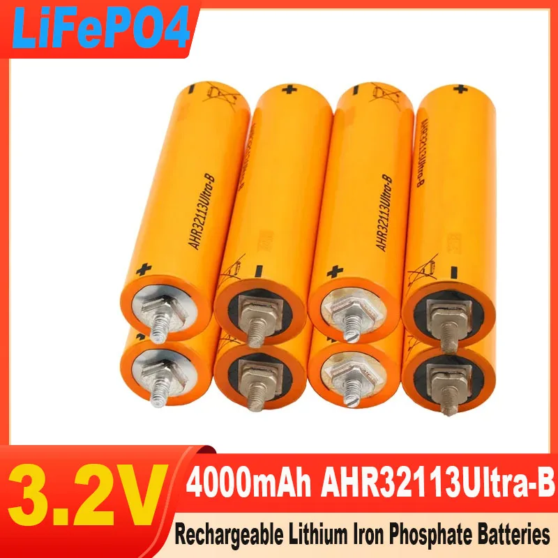 AHR32113 UItra-B A123 3.2v 4000mAh Rechargeable Lithium Iron Phosphate Batteries for Electric Car for Lifepo4 Accessory Parts