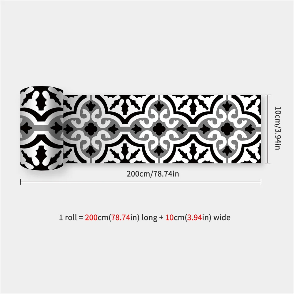 Mosaik Badezimmer Taille Linie Wandaufkleber Wasserdicht Peel & Stick Kunst Backsplash Küche Büro Sockel Linie Dekor Tapete – Detail 33