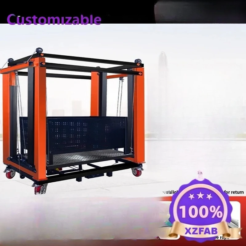 Factory Direct 2026 3M Electric Scaffolding Mobile Lifting Platform Indoor and Outdoor Decoration Automatic Remote Control Foldi