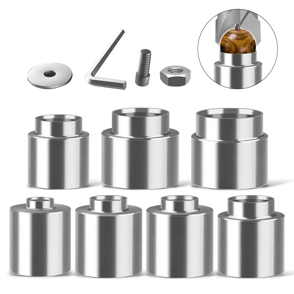 

Buddha Bead Router Bit Base Buddha Bead Cutter String Positioner Round Bead Wooden String Bottom Die Anti-misalignment Base