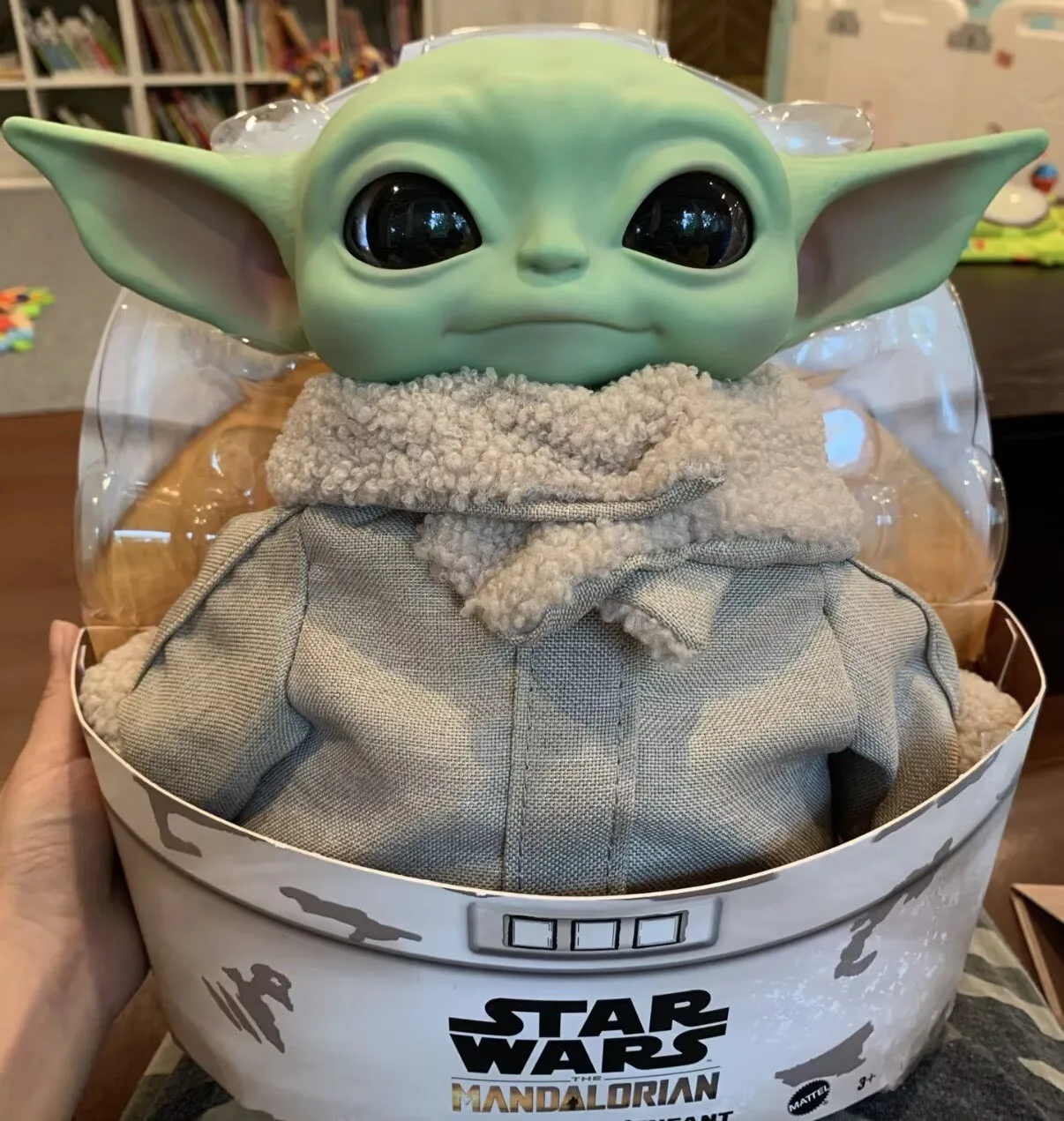 Star Wars Baby Yoda 11 Inch Mandalorian Plush Toy Cloth Outfit Action Figure Collectible Carded Ornament Home Decoration view 3