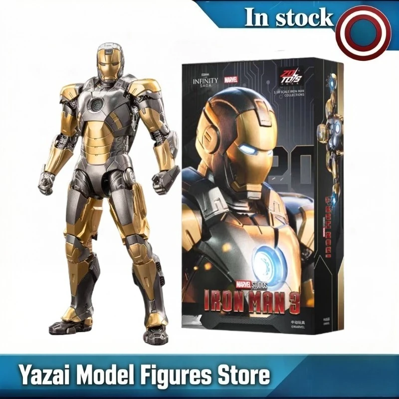Original ZD TOYS Marvel Legends Series IRON MAN MK20 Action Figure Model Toys Gift