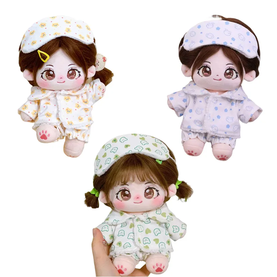 シャツショーツ人形服アクセサリー 20 センチメートル綿人形パジャマスーツ写真小道具漫画ミニブラウスパンツセット
