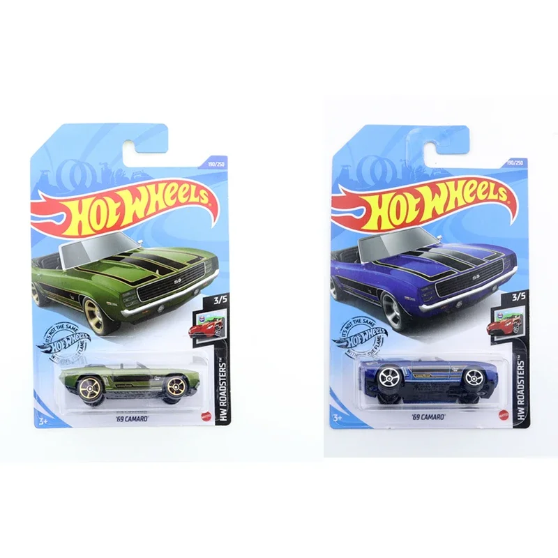 Hot Wheels-Mini voiture en alliage coupé 69 CAMARO 2020, modèle en métal moulé sous pression, jouets pour enfants, cadeau, original, 190-1/64