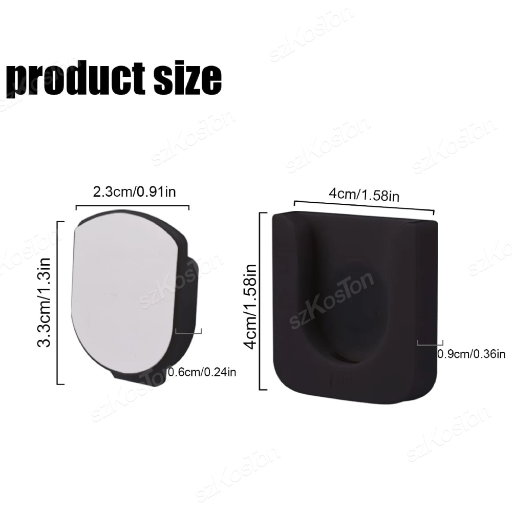 Soporte magnético para Control remoto, soporte autoadhesivo para control remoto, marco de fotos, enchufe, etc., organizador montado en la pared sin perforación