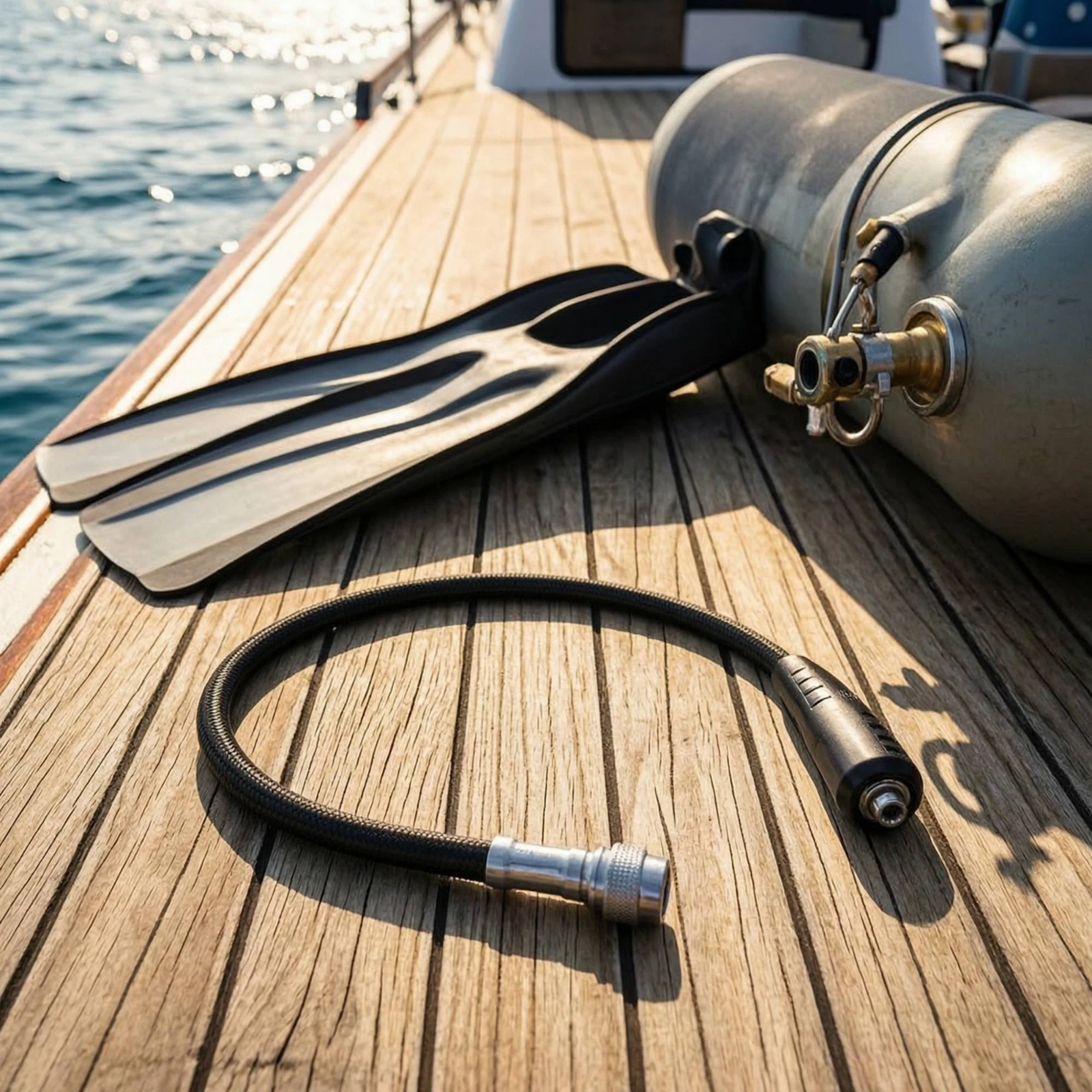 Selang Inflator BCD Scuba, Sel - Flexible Hose Braided ulasan dan harga