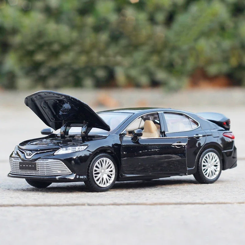 1:32 تويوتا كامري ألعاب معدنية للأطفال عجلات التراجع آلات وامضة للأطفال دييكاست نموذج سيارة هدايا عيد الميلاد فاس