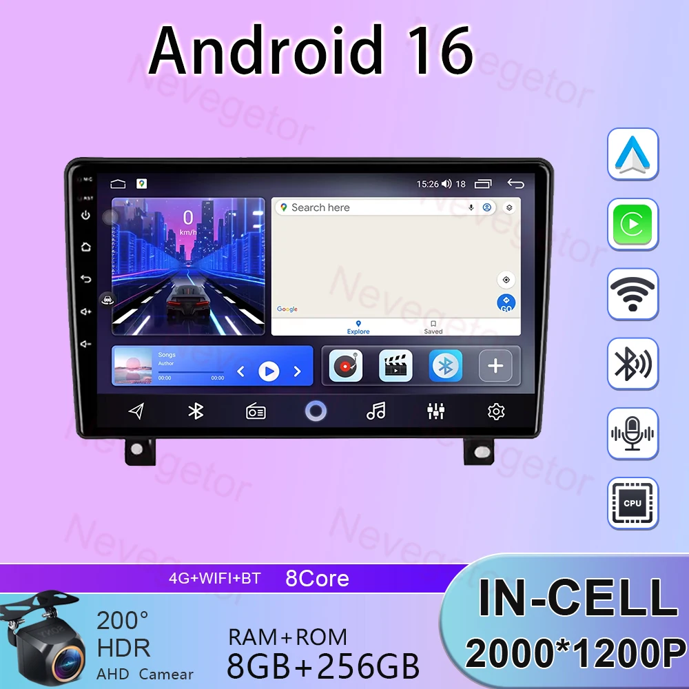 

Android 16 Car Radio GPS For Opel Astra H 2006 - 2014 wireless carplay/android auto Multimedia Player Stereo WIFI+4G DSP 5G WIFI