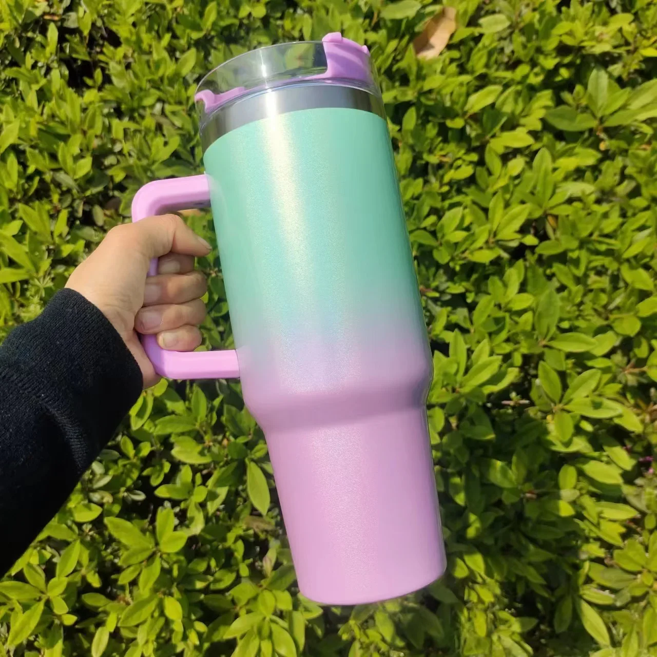 Vacuum Insulation Cup Large Capacity Double-layer Stainless Steel Coffee Cup Thermos Bottle Cold Hot Travel  water bottle