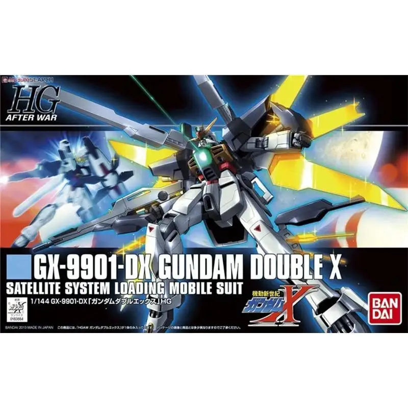 Bandai Anime Model Original Genuine HGAW 1/144 GX-9901-DX GUNDAM DOUBLE X Toys Action Figure Gifts Collectible Ornaments Boys