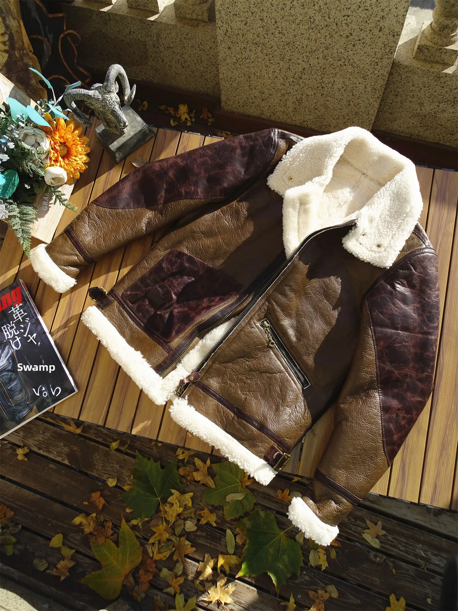 

Лимитированная серия: Куртка Conmar из кожи ягненка с молнией из меди, гладкая тосканская кожа ягненка, экологичная, городская мода, зимнее пальто