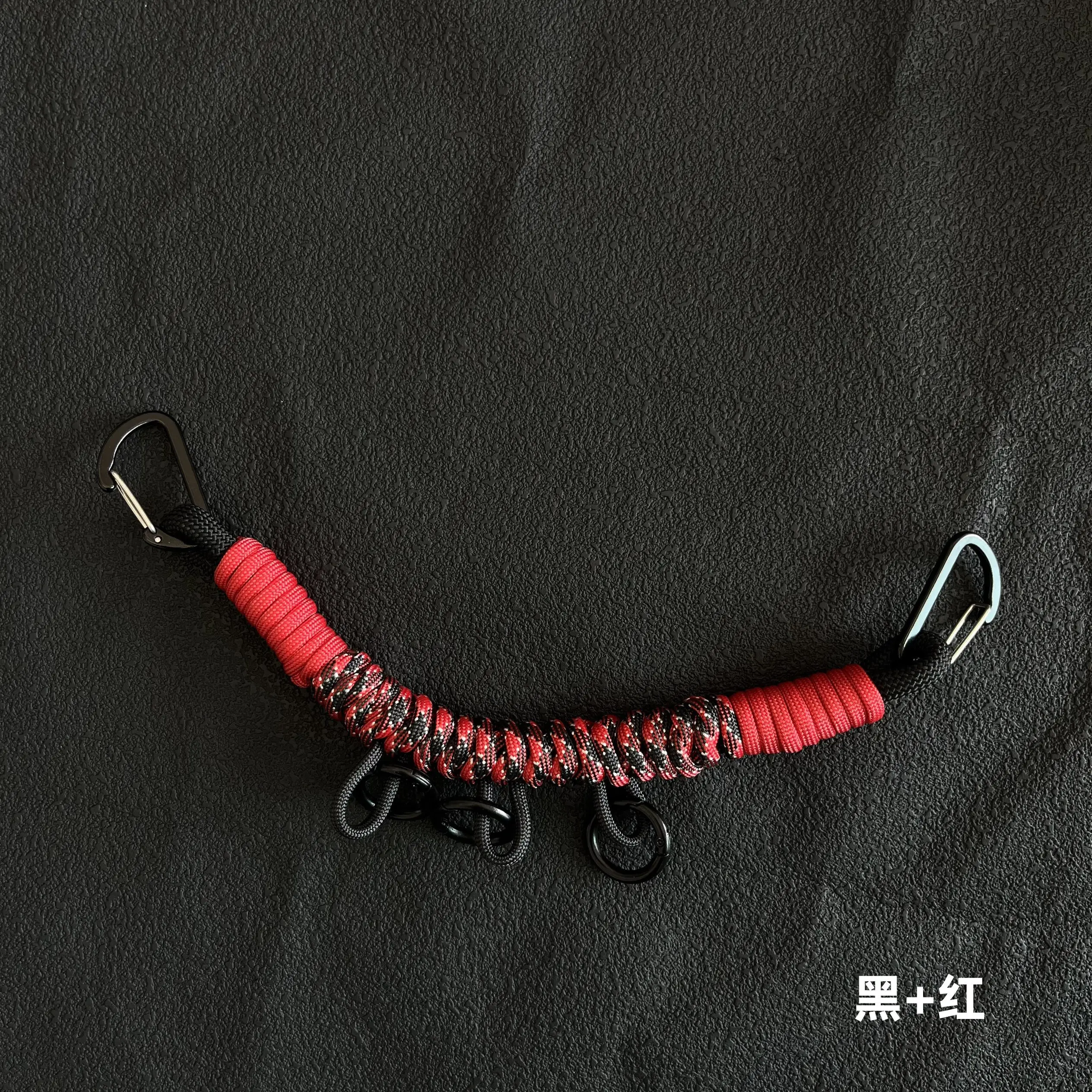 Outdoor Tactical DIY Modification Hand-woven Paracord Backpack Hanging Rope Multifunction Bag Strap Lanyard Accessories