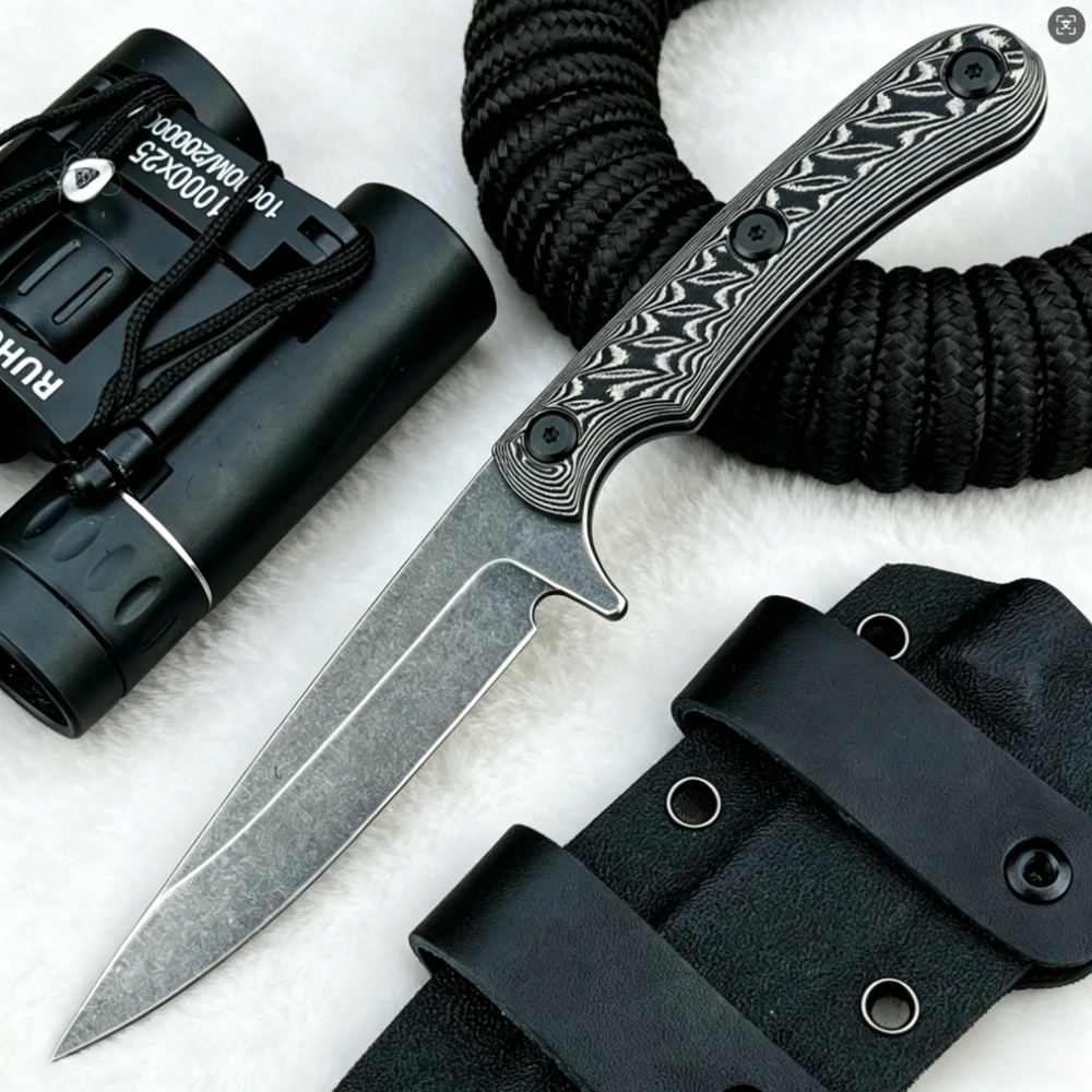 Full Tang Fixed Blade Knives 7 - Edc Carry Fixed Blade Knife 评论和价格