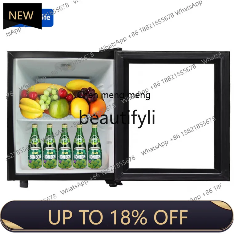 

Z189 a56 Refrigerated Fresh-Keeping Display Cabinet Sample Storage Cabinet Glass Door Small Refrigerator Digital Display