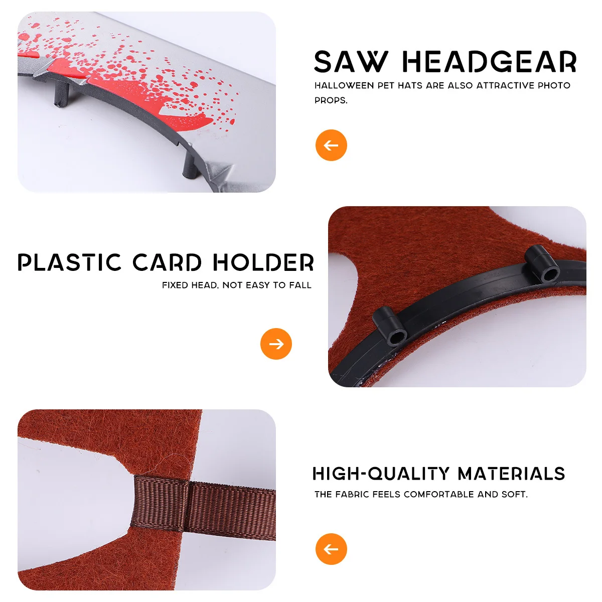 

Headcover Soft Cloth Creepy Funny Halloween Pet Party Hat For Dog Puppy Size S Photo Prop Cosplay Accessory Dog