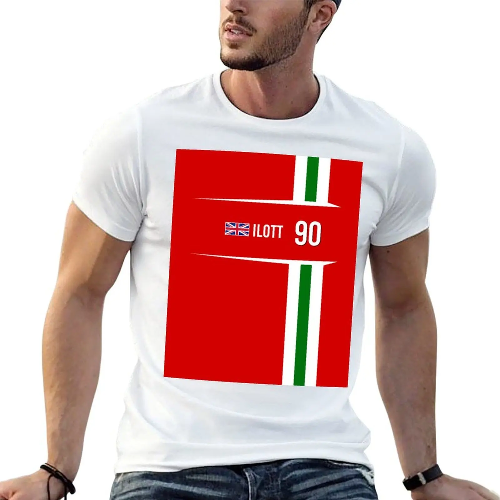 IndyCar 2025 - #90 Ilott T-Shirt t shirt men 100% cotton luxury brand t shirts with prints t shirt man casual T-shirt