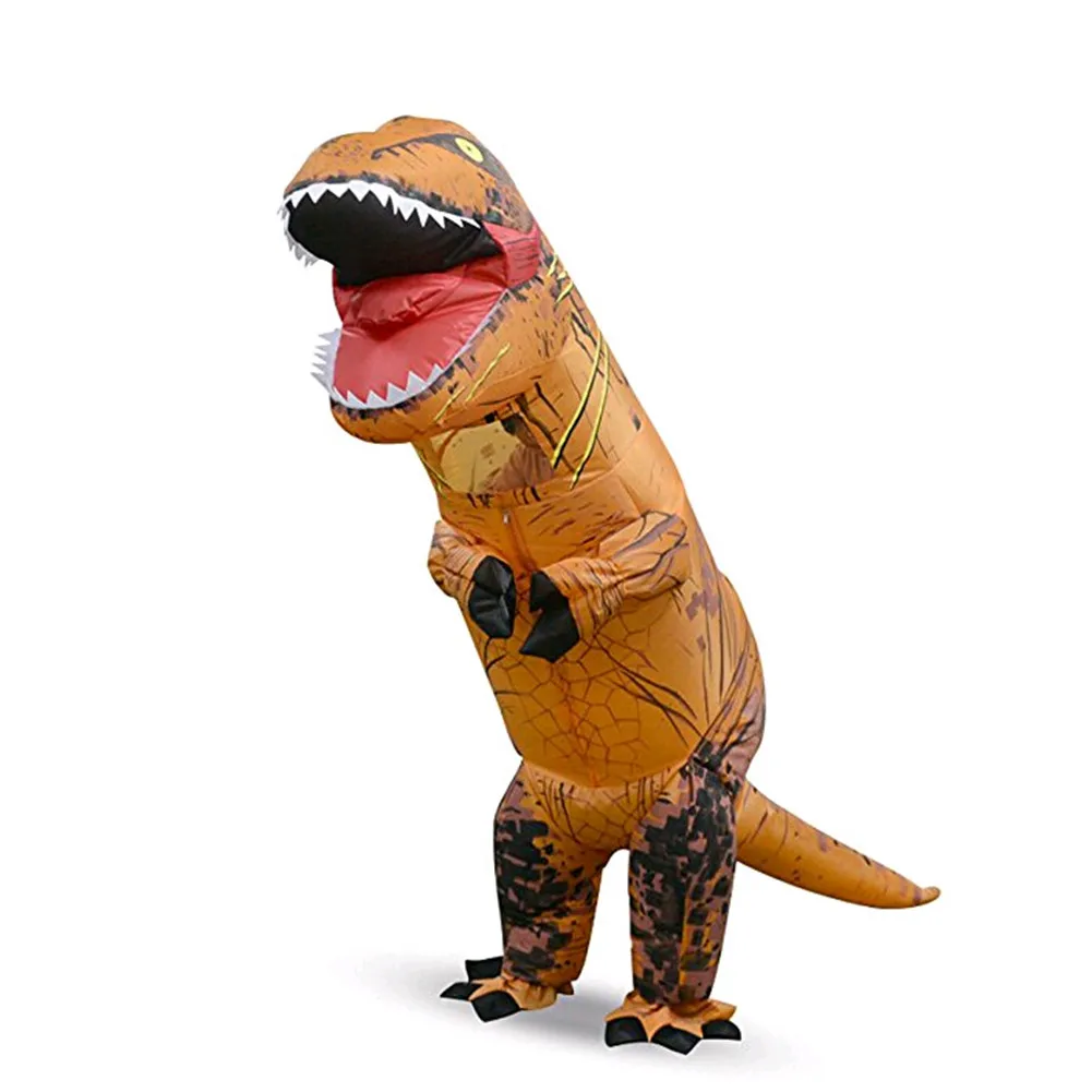 Adult Dinosaur Inflatable Cosplay Costume Simulation Dinosaur Jumpsuits Funny Party Atmosphere Halloween Carnival Party Suit