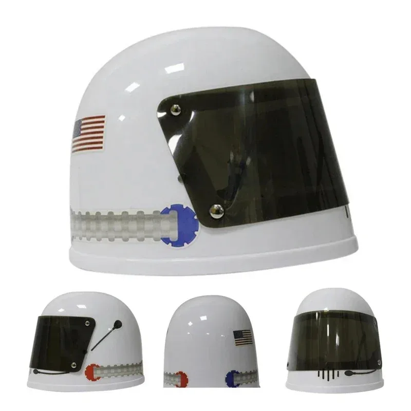 Kids Space Helmet Astronaut Costume Spaceman Cosplay Accessory Carnival Party Halloween