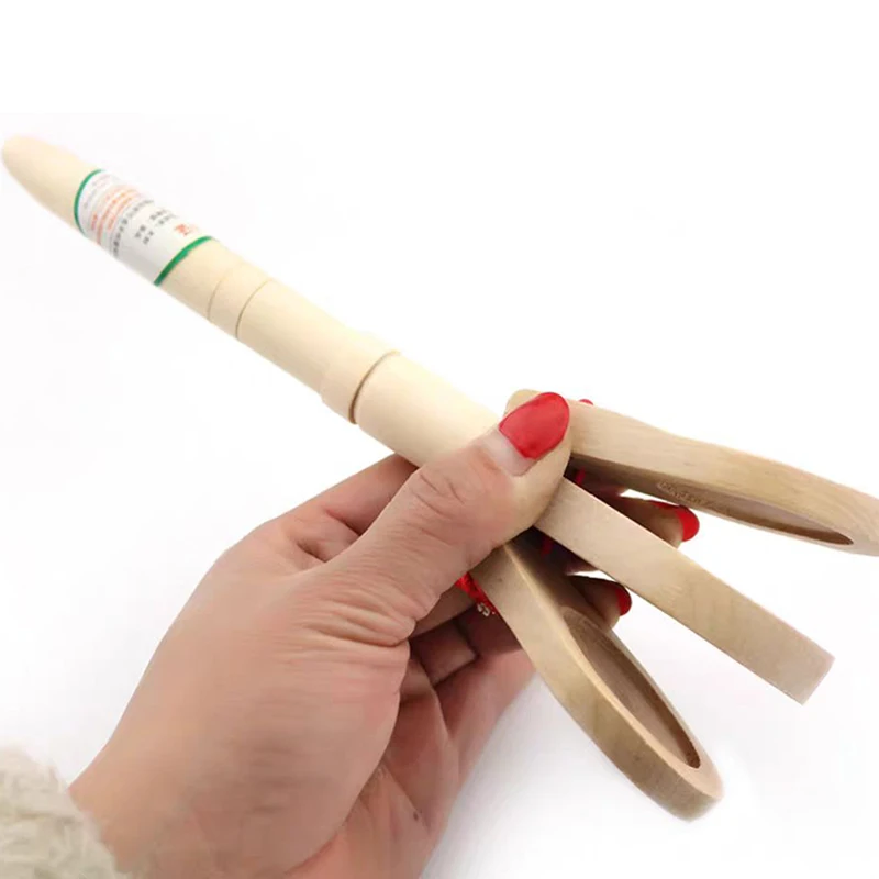 

Wooden Castanet Clapper Educational Rhythm Toys Music Instrument Gifts For Kids Boys Girls Birthday Chirstmas Party Favors