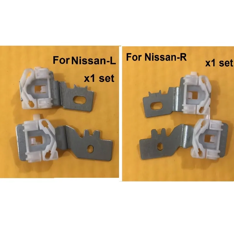 x2 set ( 1 left + 1 right) FOR NISSAN PRIMERA P12 2002-2008 Window Regulator Repair Kit Slider Front Right & Left New