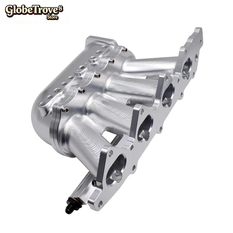 Sell Well 70mm Throttle Body Intake Manifold Aluminum CNC Intake Manifold For B16 Engine With Fuel Rail