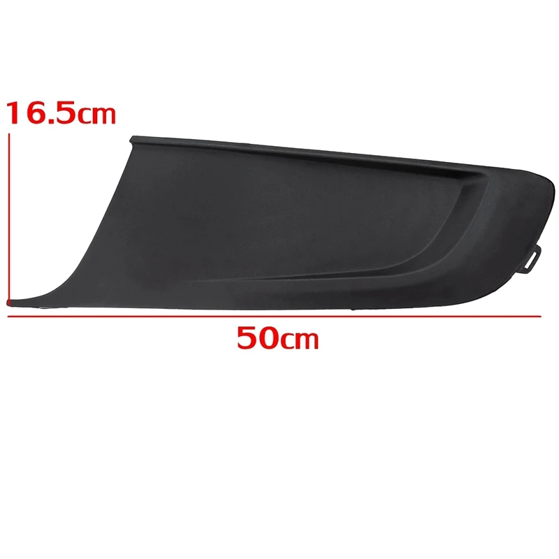 Couvercle de cadre de phare antibrouillard de pare-chocs avant, grille sans trou, Touran Caddy, 2010-2014, 2K5853665, 2K5853666