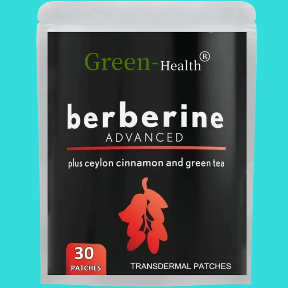 Berberine Transdermal Patches Supports Immune and Cardiovascular -30 Patches One Month Supply