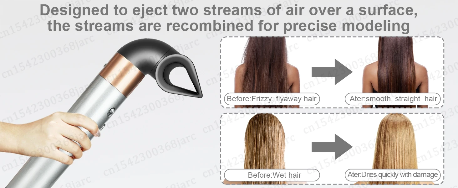 Präzisions-Styling-Haarstyler-Düse für Dyson Airwrap hs01 hs05 SenCiciMen x9 Haartrockner Professional Blade Konzentrator Düse – Detail 3