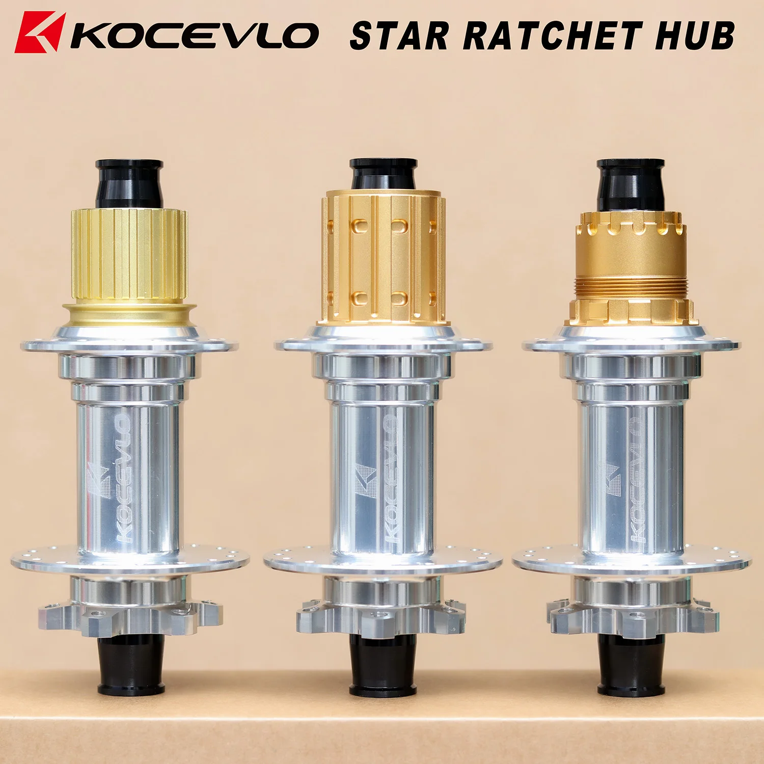 

KOCEVLO M370 MTB BOOST 110/148mm Star Ratchet hub 32H 6-Bolt for HG SRAM XD Micro Spline 12 speed hubs 148x12mm