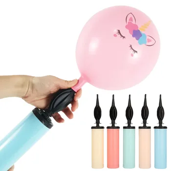 Hand Push Ballon Pomp Folie Latex Lucht Ballon Opblaasbare Speelgoed Bal Inflator Pomp Bruiloft Verjaardag Party Decor Ballon Accessoires