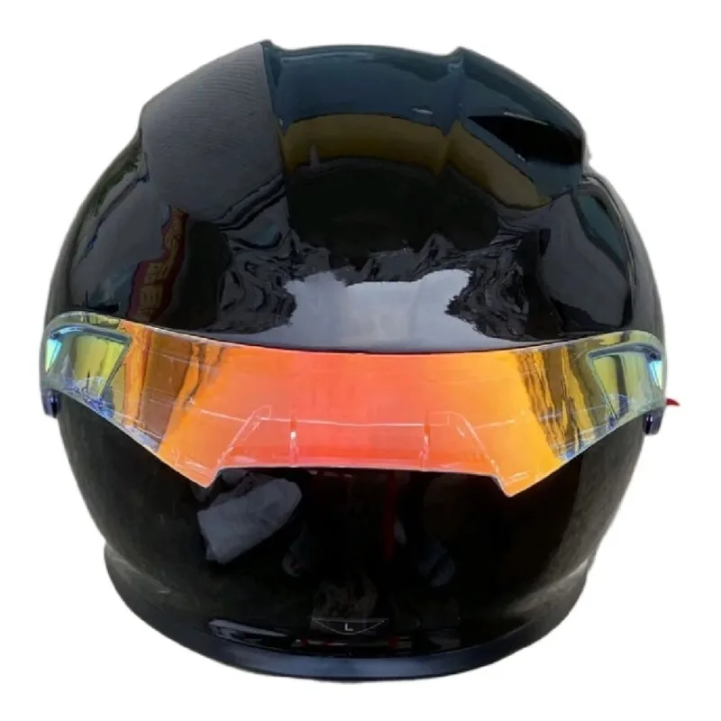 Motorcycle Helmet Big Tail Spoiler Adapted for AGV K6 Helmet Colorful Tail Helmet Accessories Modified Adhesive Spoiler 5